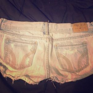 Hollister jean shorts